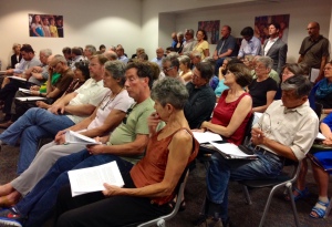 Large crowd at last week's Ordinance Committee hearing on the Carlone Amendment